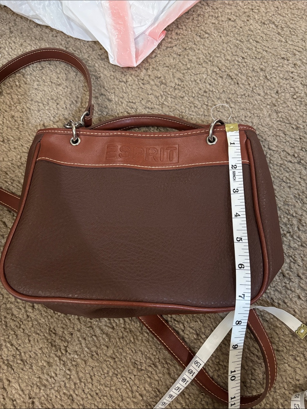 VINTAGE 2 way ESPRIT BAG - Picture 16 of 16